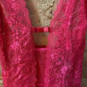 Adore Me Pink Lingerie NWT